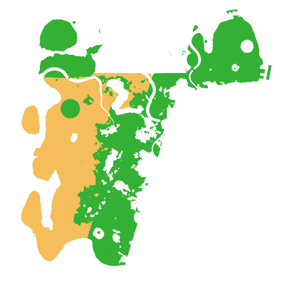 Biome Rust Map: Procedural Map, Size: 4000, Seed: 998191