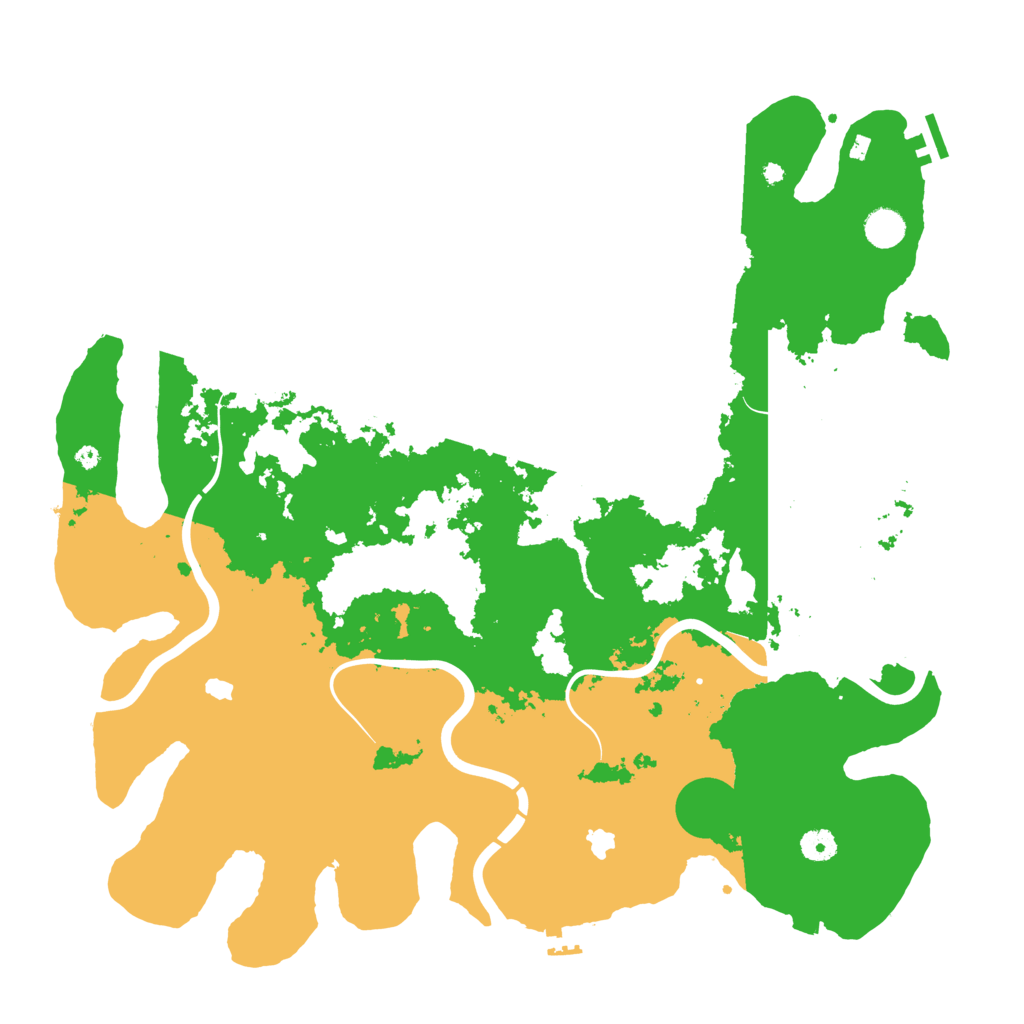 Biome Rust Map: Procedural Map, Size: 4500, Seed: 456358815