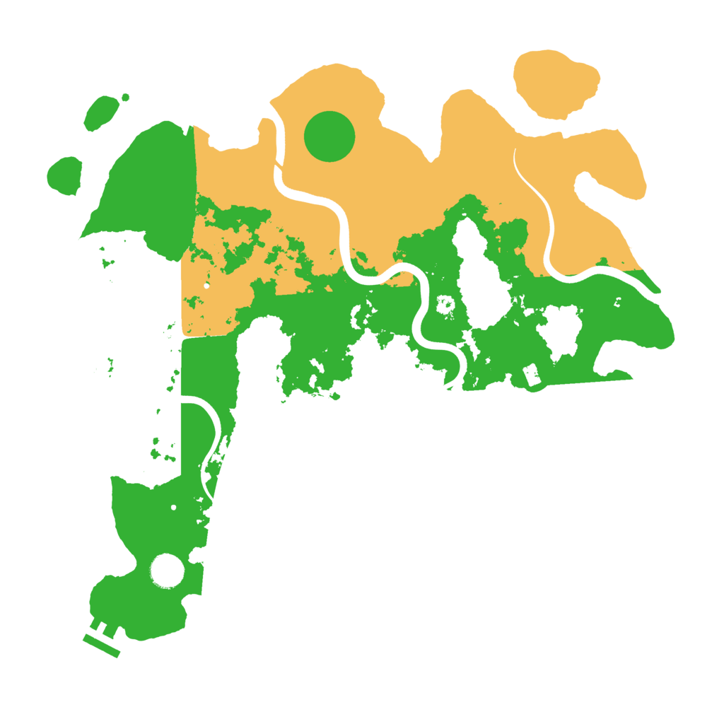Biome Rust Map: Procedural Map, Size: 3750, Seed: 695697580