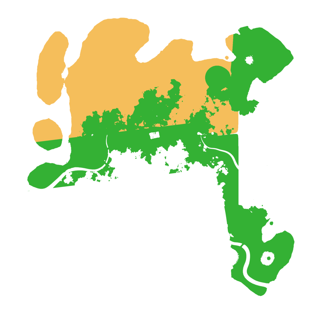 Biome Rust Map: Procedural Map, Size: 3500, Seed: 193478268