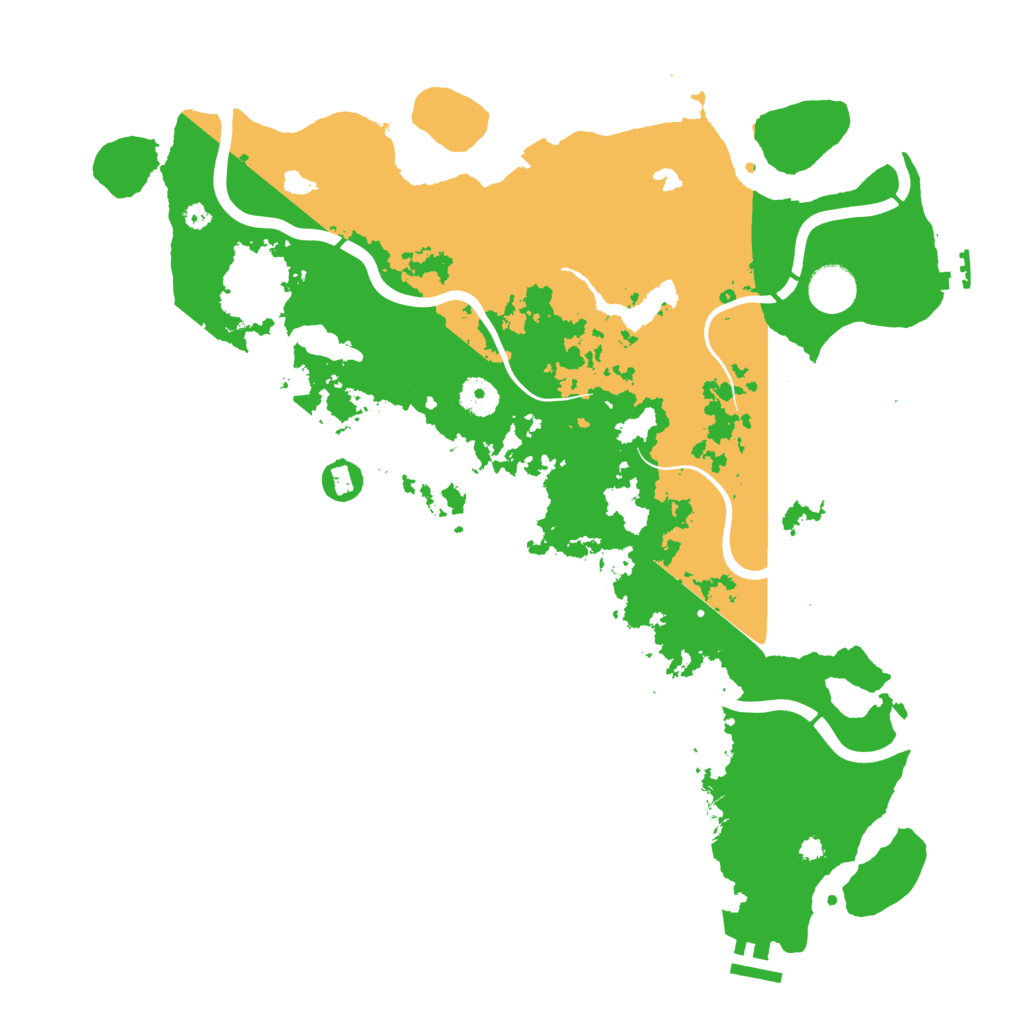 Biome Rust Map: Procedural Map, Size: 4000, Seed: 55134