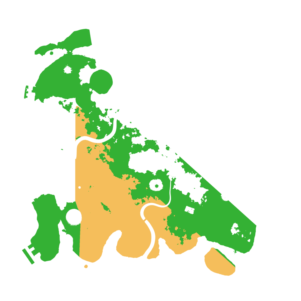 Biome Rust Map: Procedural Map, Size: 3500, Seed: 556941593