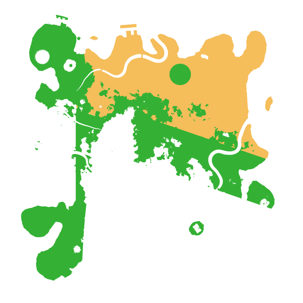 Biome Rust Map: Procedural Map, Size: 3750, Seed: 870237565