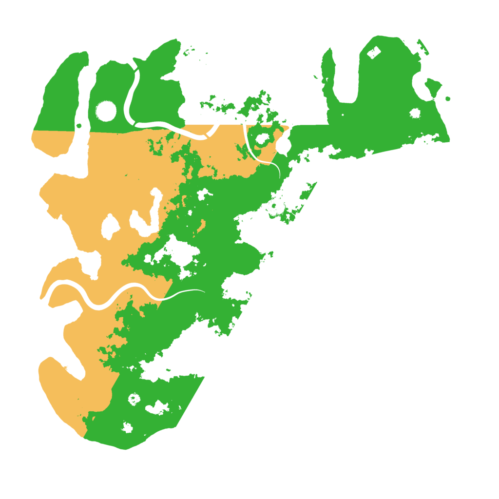 Biome Rust Map: Procedural Map, Size: 4250, Seed: 2045