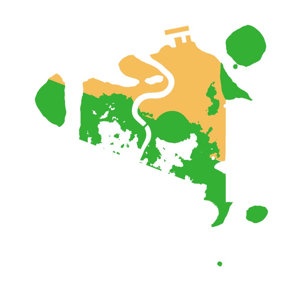 Biome Rust Map: Procedural Map, Size: 2500, Seed: 31314456