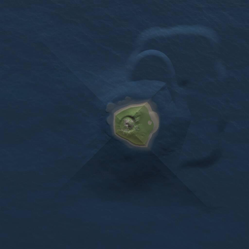 Rust Map: Procedural Map, Size: 1000, Seed: 1498415292, 1 Monuments