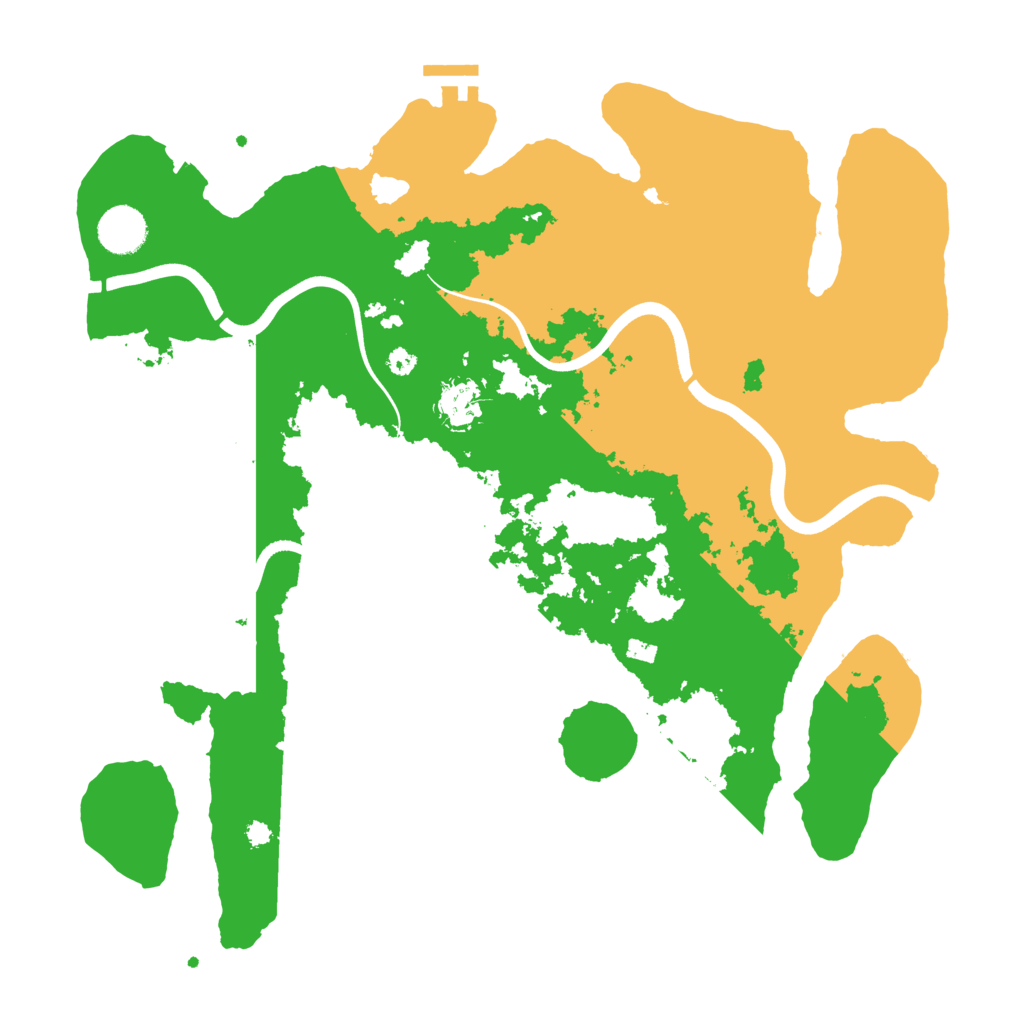 Biome Rust Map: Procedural Map, Size: 3750, Seed: 1412599931