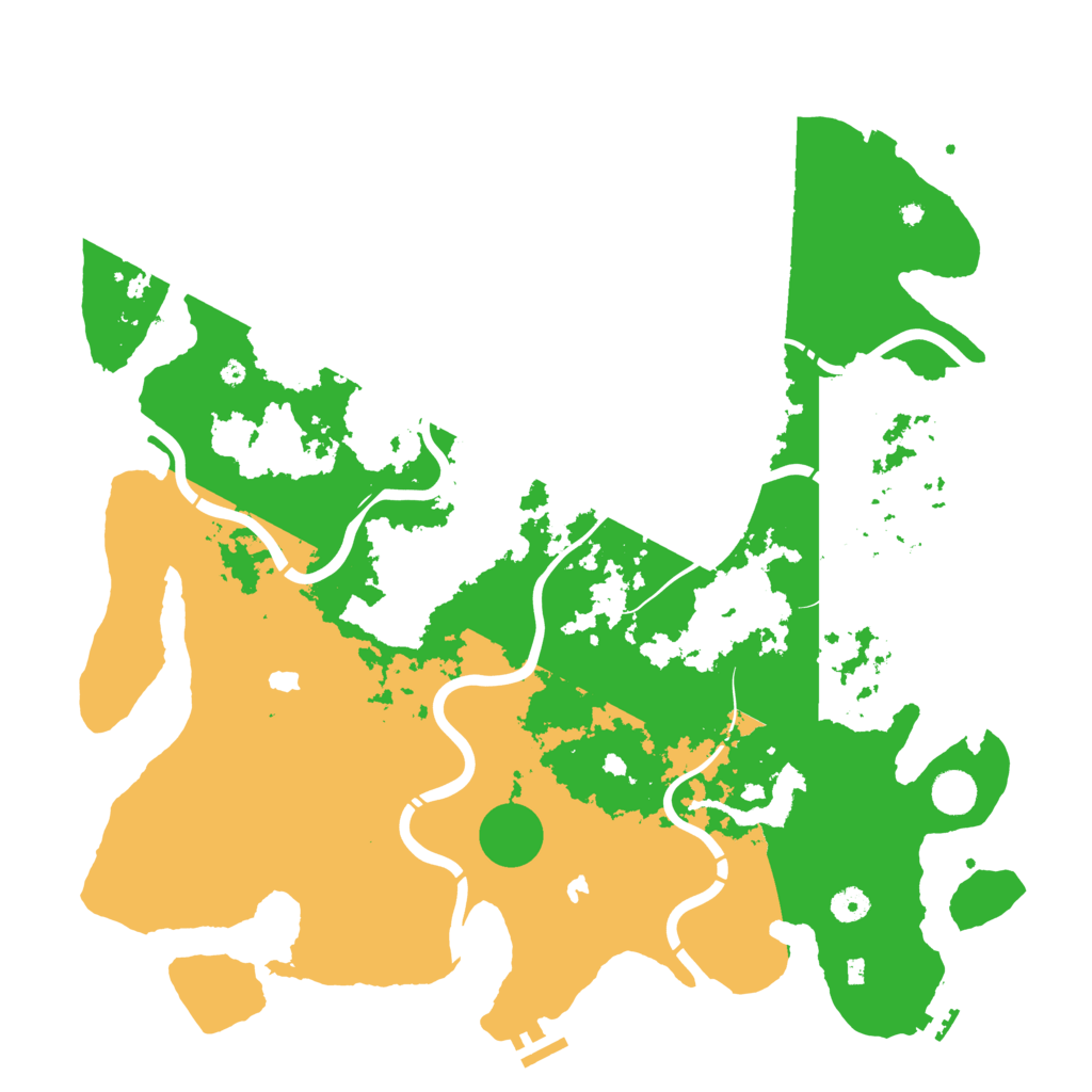 Biome Rust Map: Procedural Map, Size: 4500, Seed: 84004589