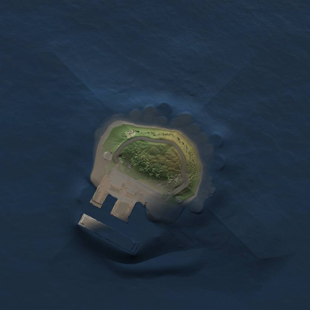 Rust Map: Procedural Map, Size: 1000, Seed: 393734068, 2 Monuments