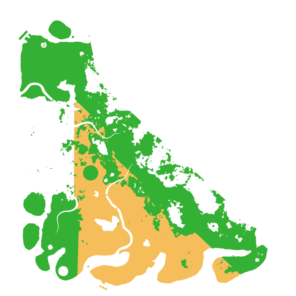 Biome Rust Map: Procedural Map, Size: 5250, Seed: 3250