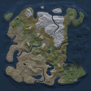 Thumbnail Rust Map: Procedural Map, Size: 4250, Seed: 219547639, 16 Monuments