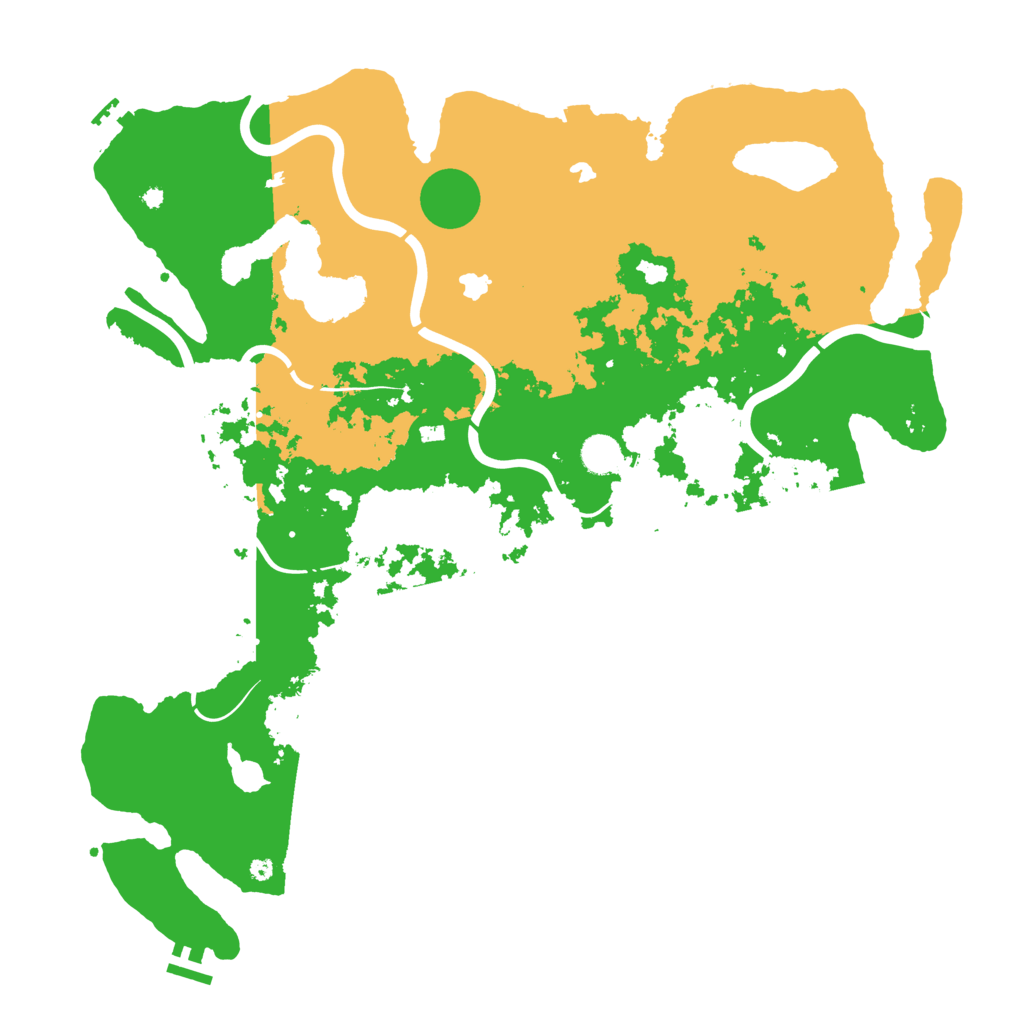 Biome Rust Map: Procedural Map, Size: 4500, Seed: 2016720451