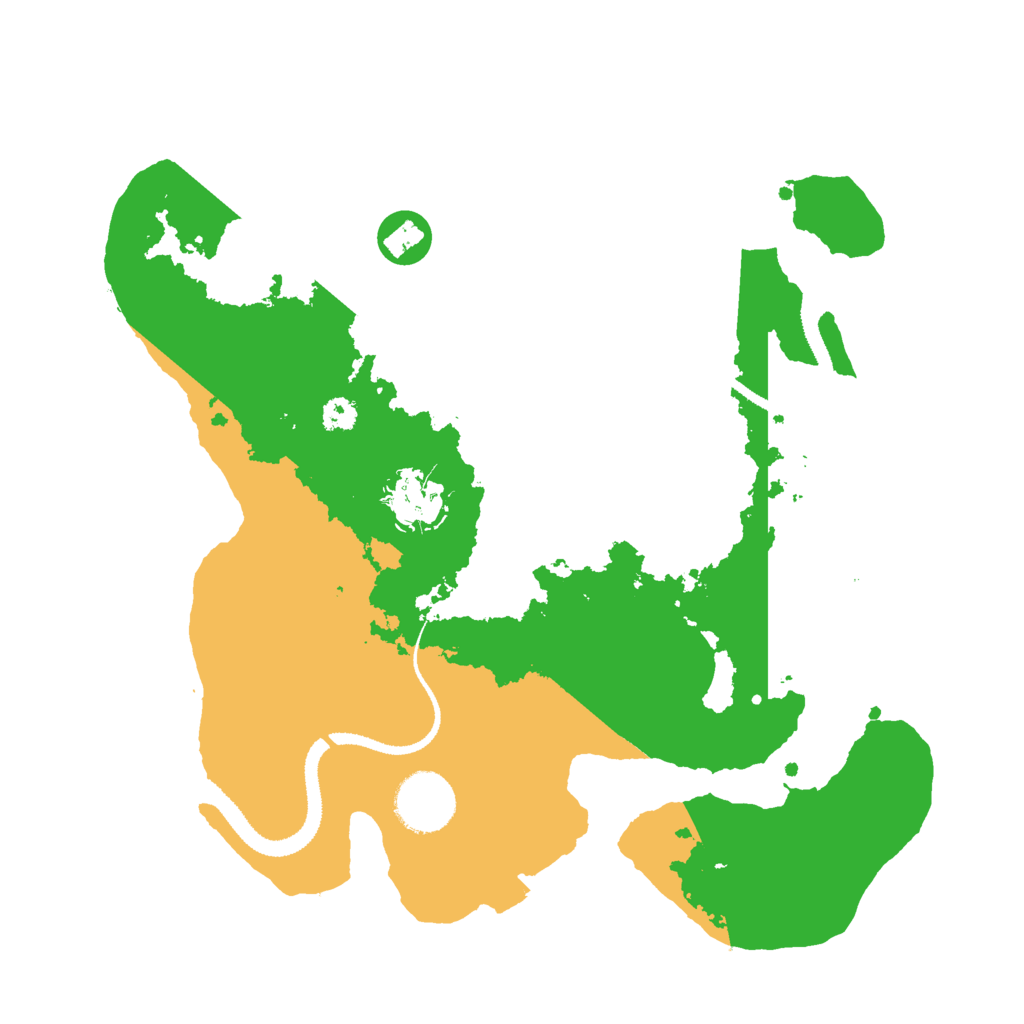 Biome Rust Map: Procedural Map, Size: 3000, Seed: 50090000