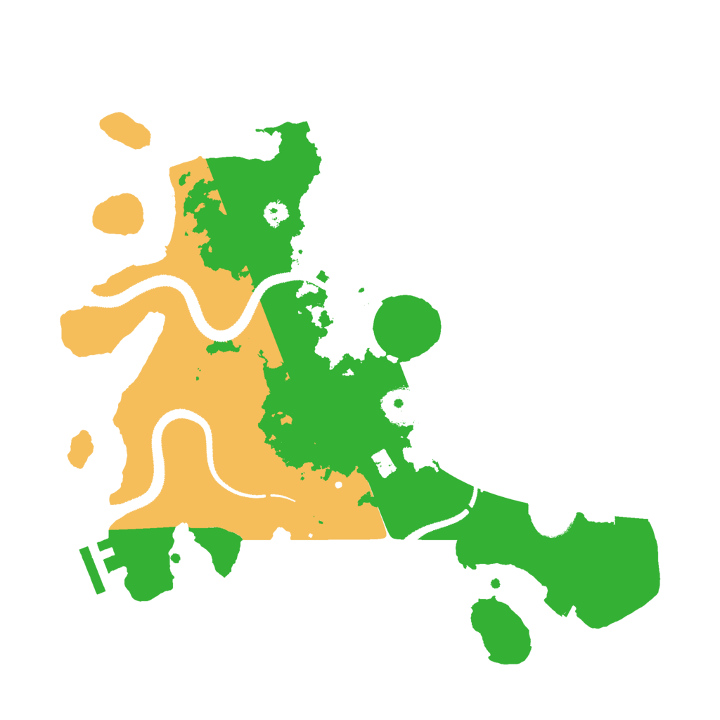 Biome Rust Map: Procedural Map, Size: 3000, Seed: 69141