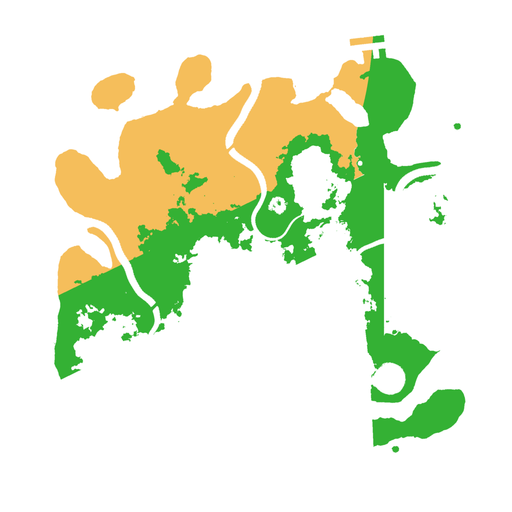 Biome Rust Map: Procedural Map, Size: 3000, Seed: 1580208719