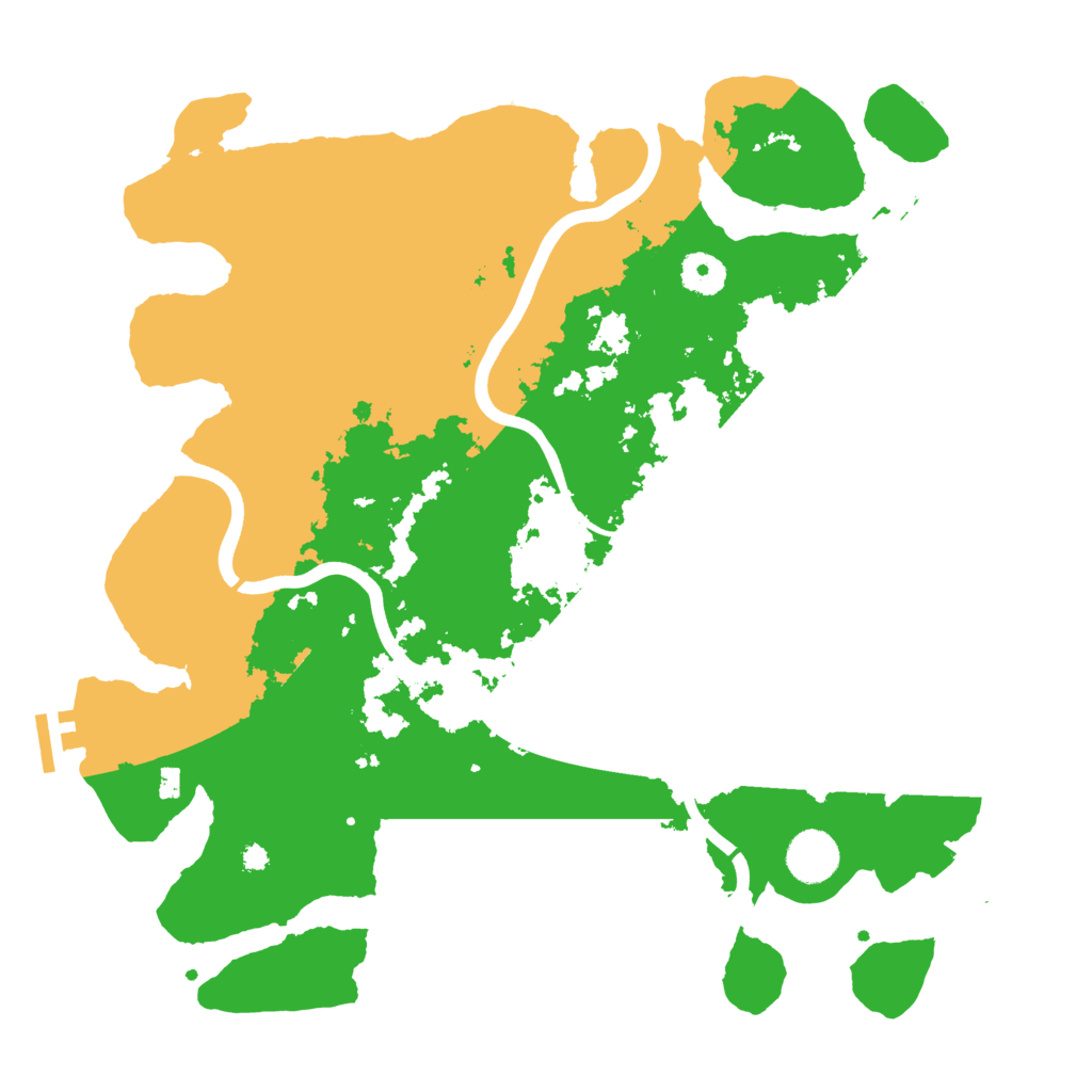 Biome Rust Map: Procedural Map, Size: 3750, Seed: 54676790
