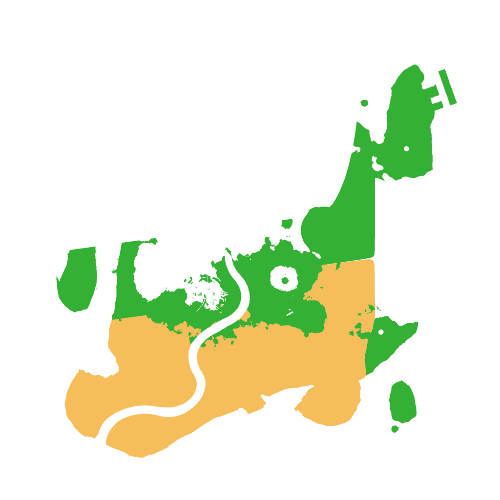 Biome Rust Map: Procedural Map, Size: 2800, Seed: 260195453