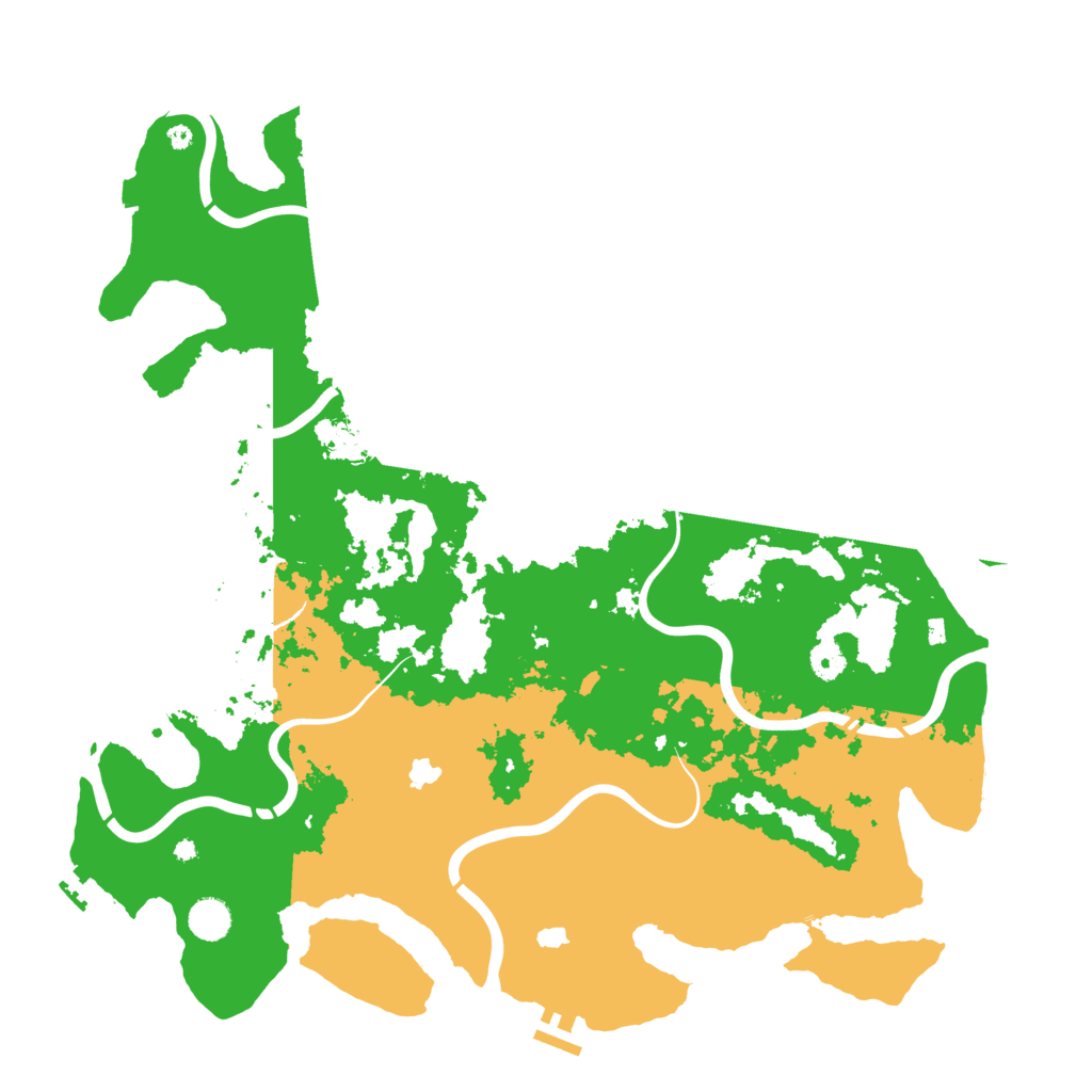 Biome Rust Map: Procedural Map, Size: 4500, Seed: 25543732