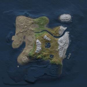 Thumbnail Rust Map: Procedural Map, Size: 2200, Seed: 1473609307, 6 Monuments