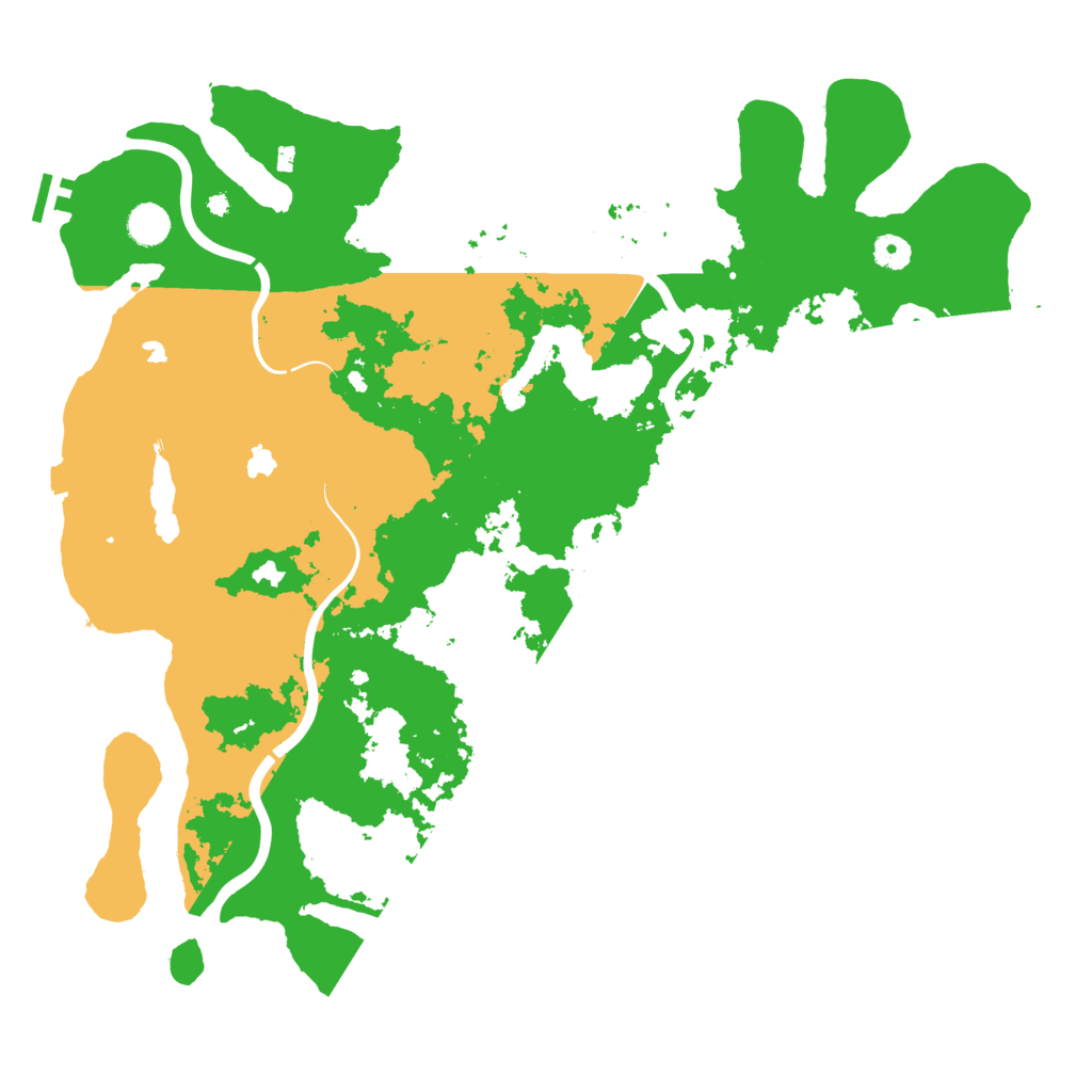Biome Rust Map: Procedural Map, Size: 4500, Seed: 32526