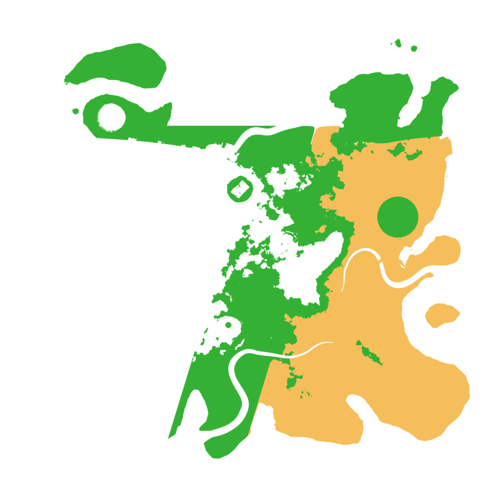 Biome Rust Map: Procedural Map, Size: 3250, Seed: 1343147149