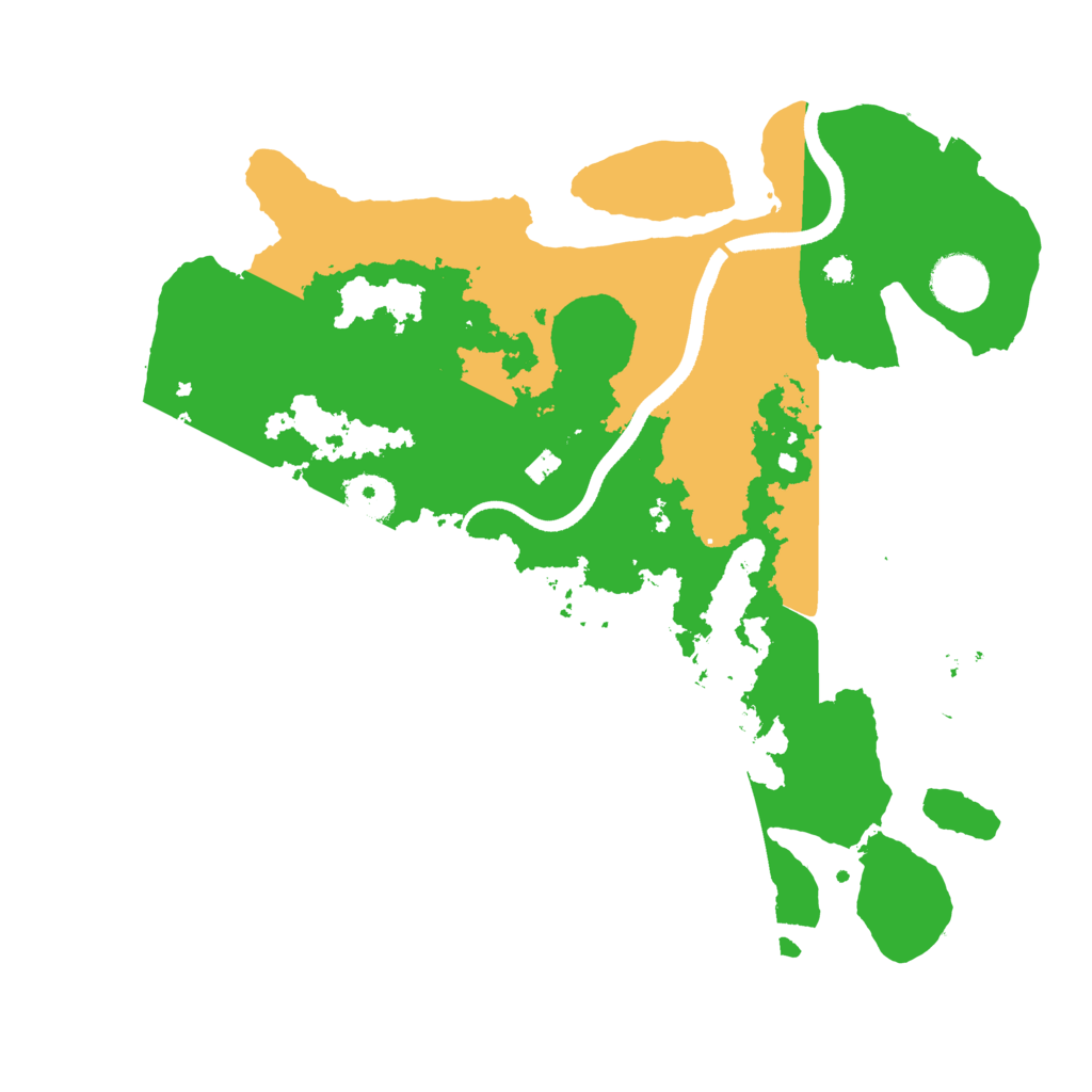 Biome Rust Map: Procedural Map, Size: 3500, Seed: 257707698