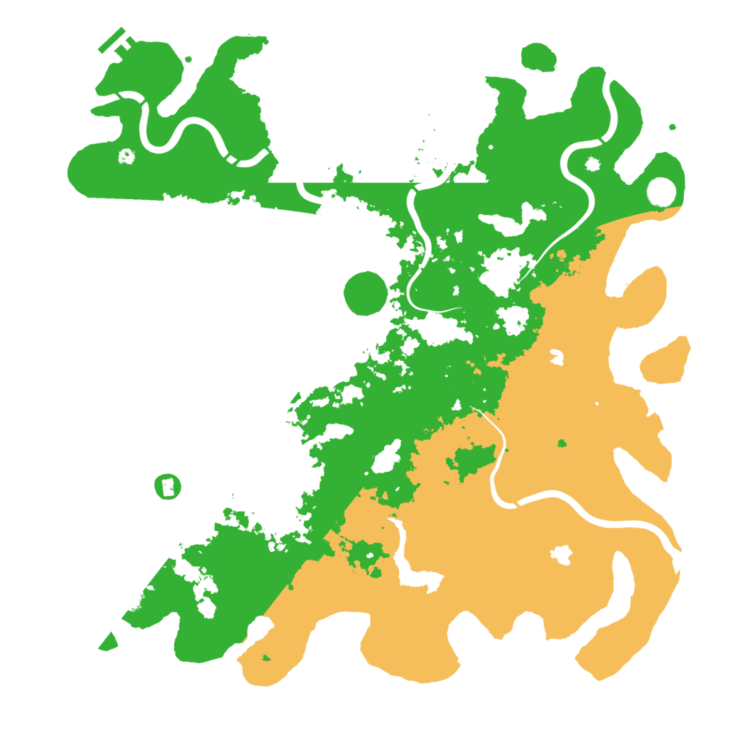 Biome Rust Map: Procedural Map, Size: 4500, Seed: 577662959