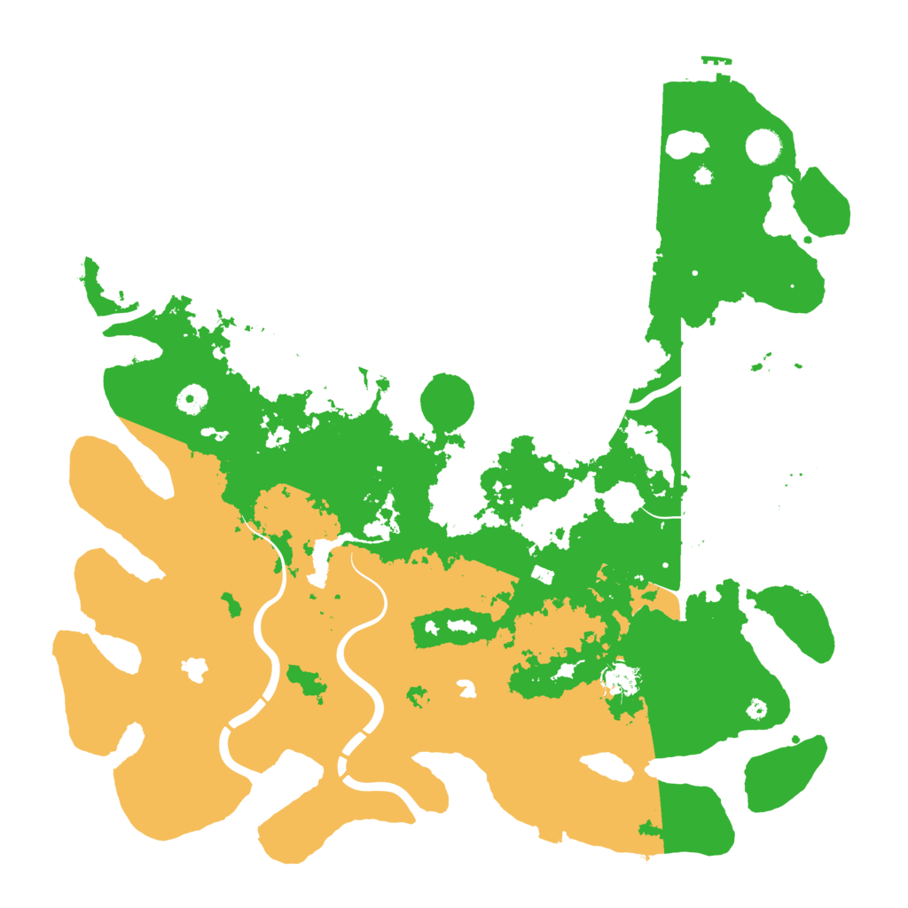 Biome Rust Map: Procedural Map, Size: 4500, Seed: 1167873048