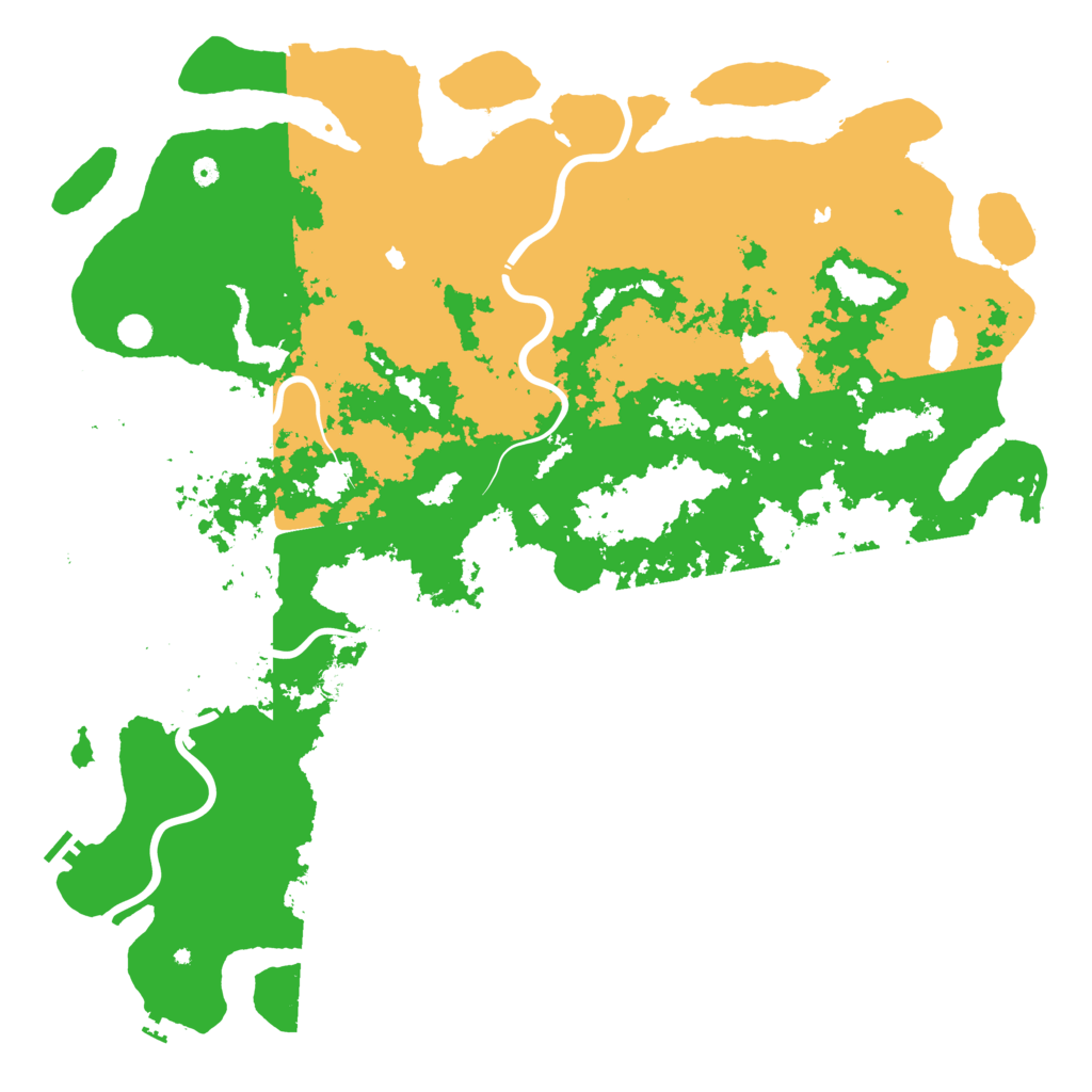 Biome Rust Map: Procedural Map, Size: 6000, Seed: 225538313