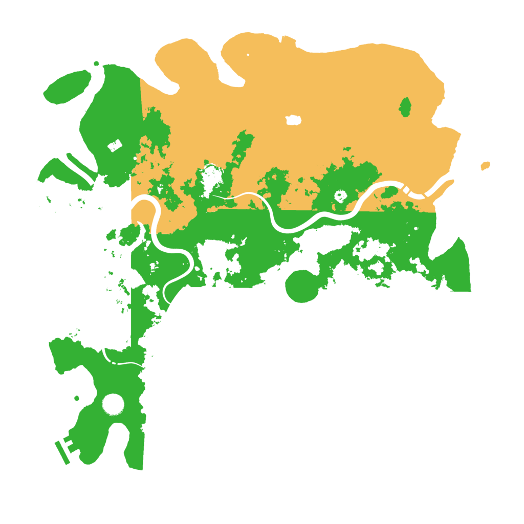 Biome Rust Map: Procedural Map, Size: 4250, Seed: 1890145342
