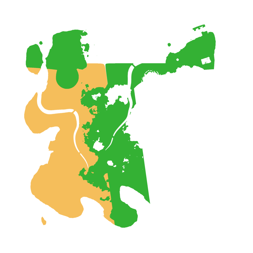 Biome Rust Map: Procedural Map, Size: 3000, Seed: 2074414579