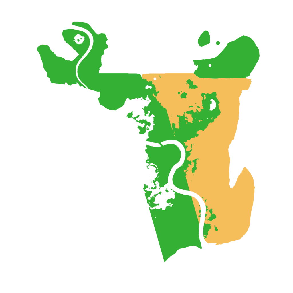 Biome Rust Map: Procedural Map, Size: 3000, Seed: 49875