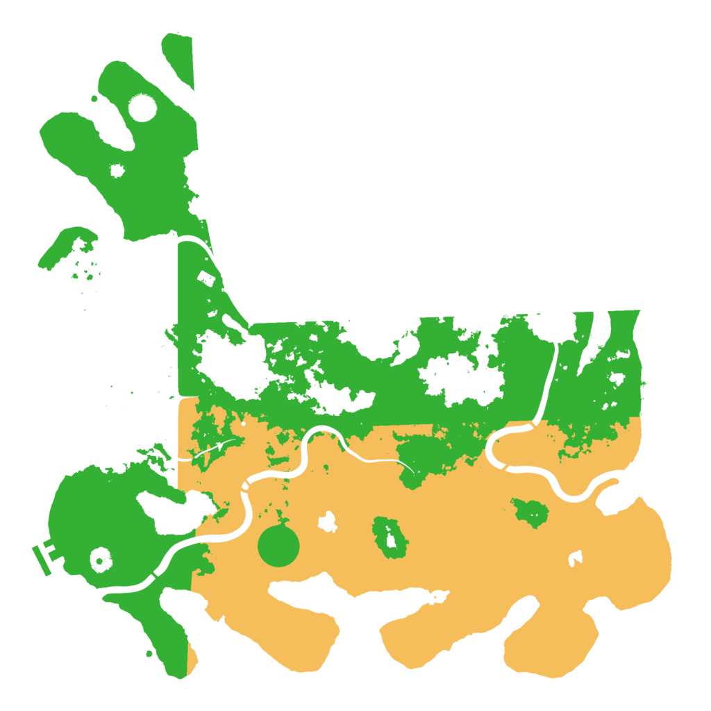 Biome Rust Map: Procedural Map, Size: 4500, Seed: 824462855