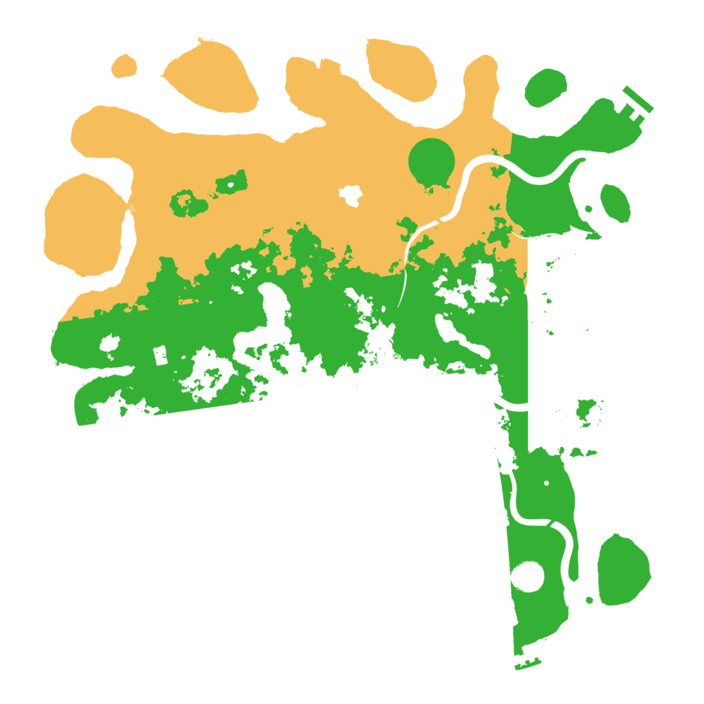 Biome Rust Map: Procedural Map, Size: 4000, Seed: 242714261