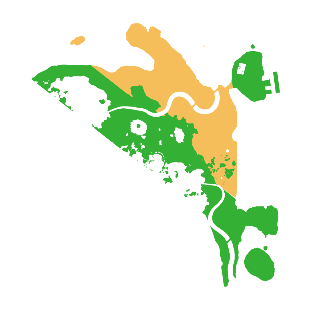 Biome Rust Map: Procedural Map, Size: 3000, Seed: 1550264891