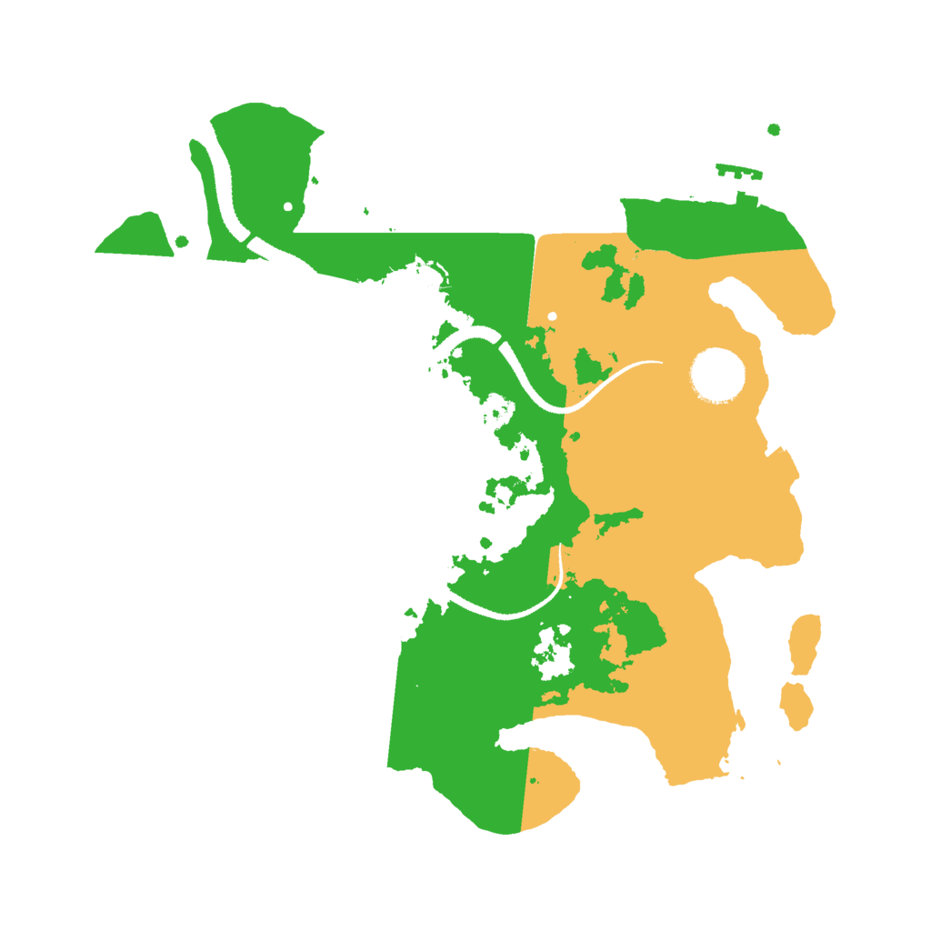 Biome Rust Map: Procedural Map, Size: 3000, Seed: 563121811