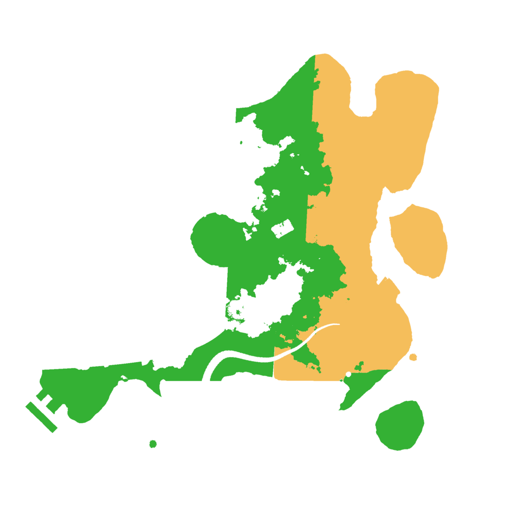 Biome Rust Map: Procedural Map, Size: 2700, Seed: 1774612890