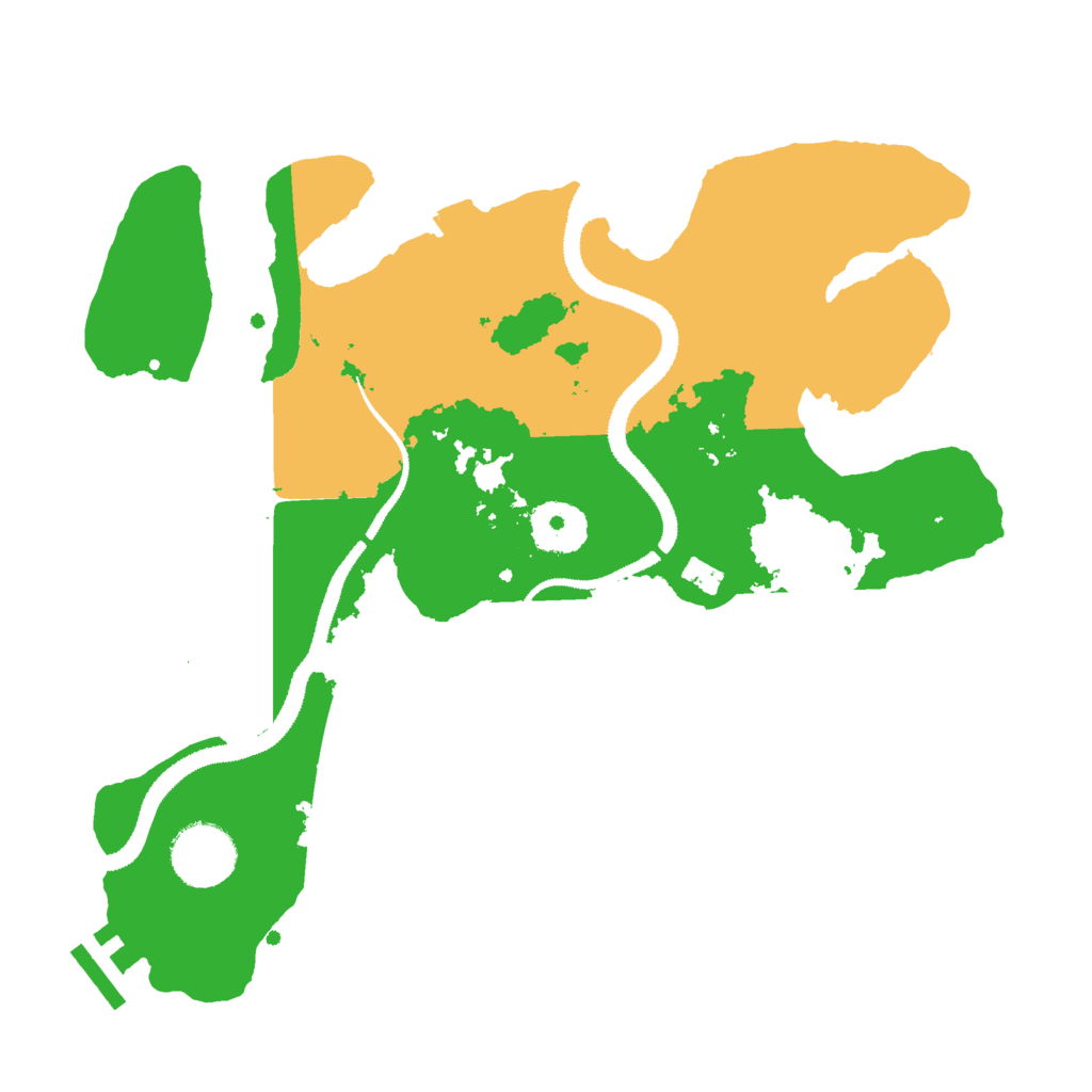 Biome Rust Map: Procedural Map, Size: 3000, Seed: 497916781