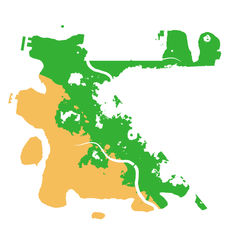 Biome Rust Map: Procedural Map, Size: 3500, Seed: 357957776