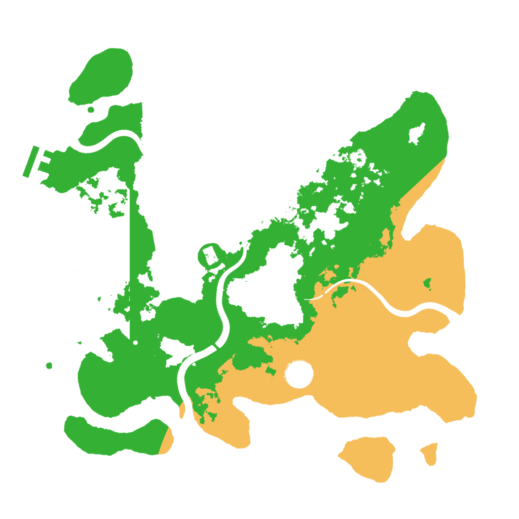 Biome Rust Map: Procedural Map, Size: 3250, Seed: 1141848151