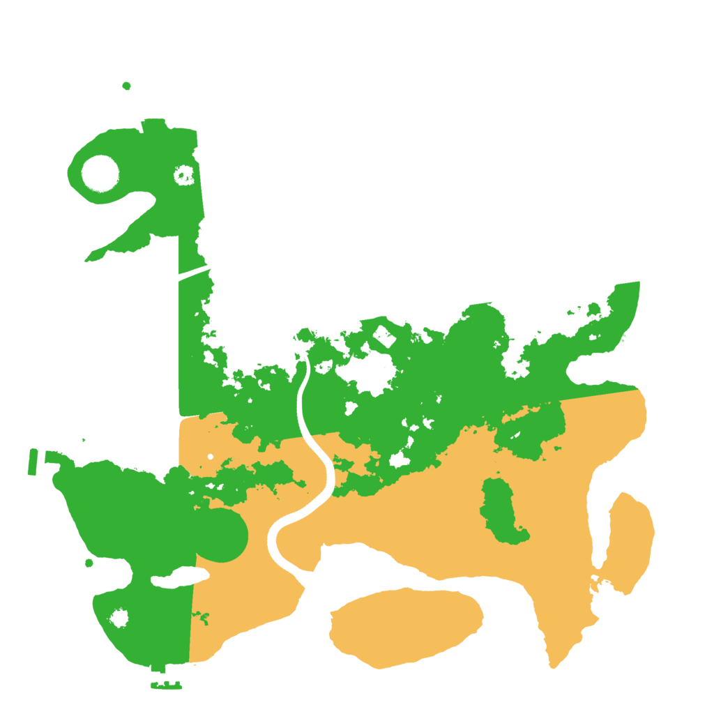 Biome Rust Map: Procedural Map, Size: 3500, Seed: 1595670165