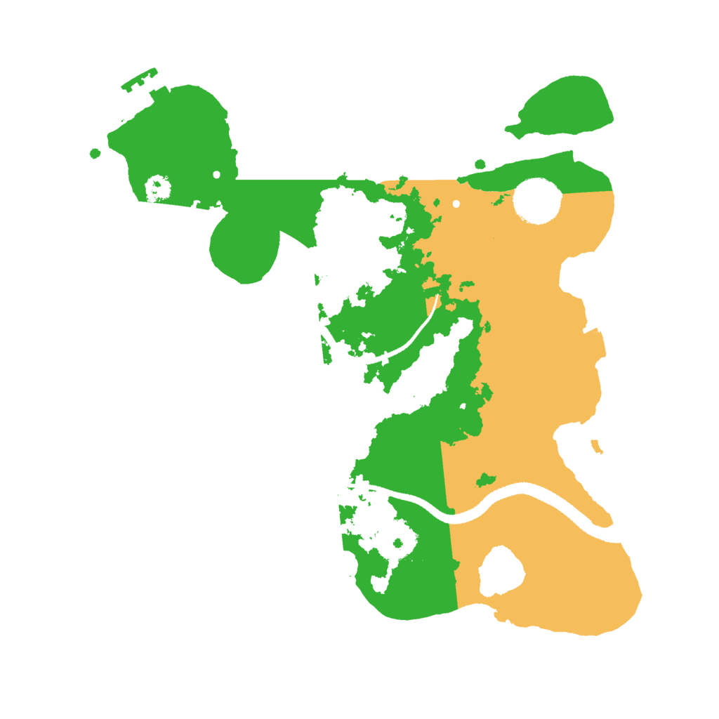 Biome Rust Map: Procedural Map, Size: 2800, Seed: 1950979718