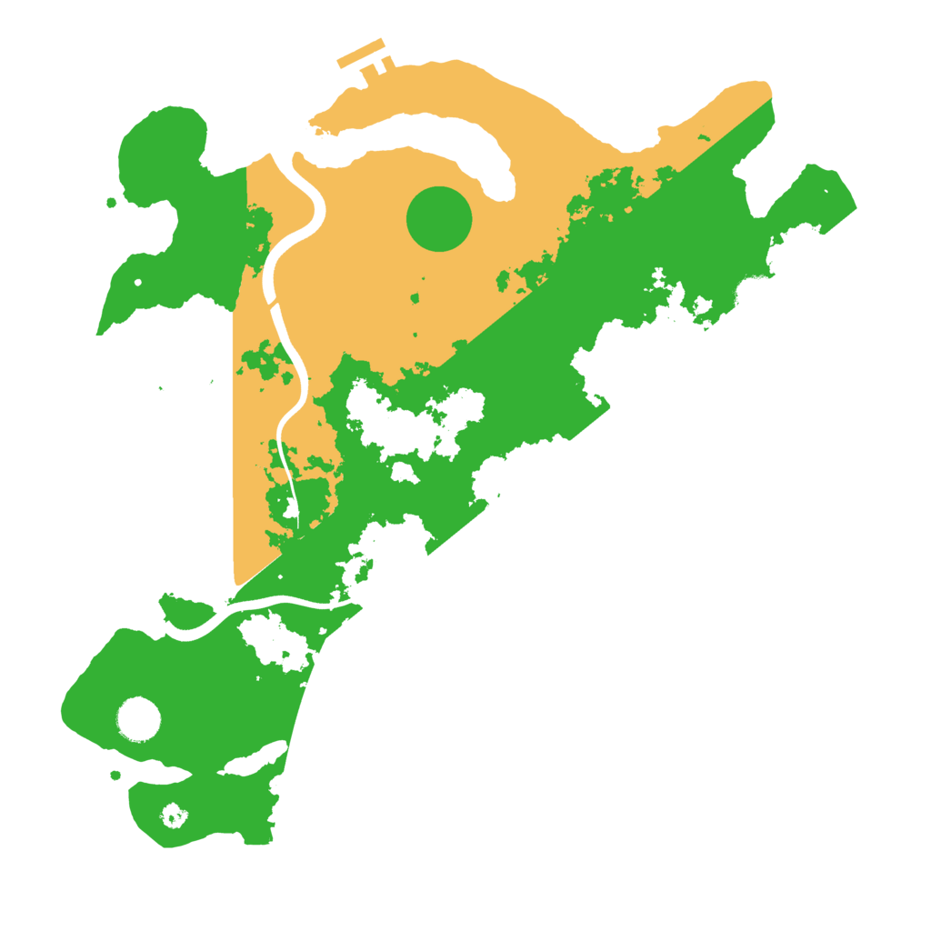 Biome Rust Map: Procedural Map, Size: 3750, Seed: 1922612086