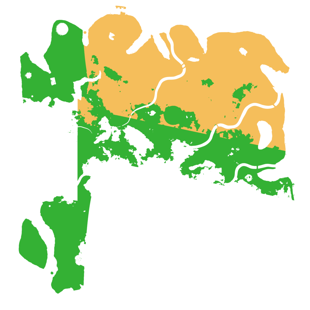 Biome Rust Map: Procedural Map, Size: 4500, Seed: 1692498896