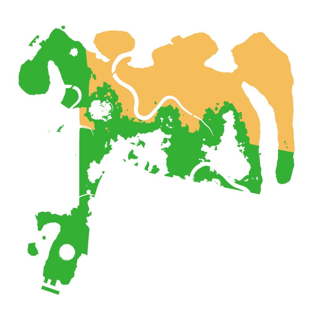 Biome Rust Map: Procedural Map, Size: 3500, Seed: 1718543165