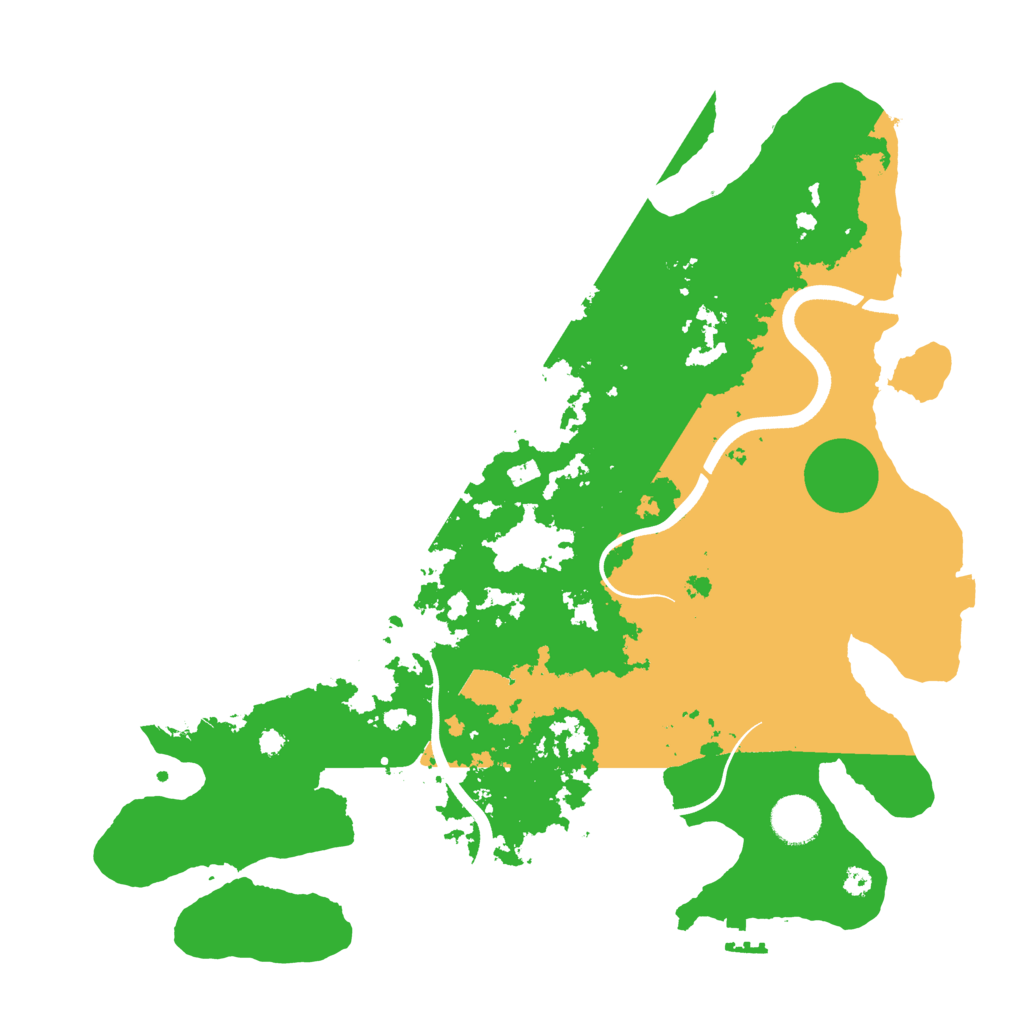 Biome Rust Map: Procedural Map, Size: 3650, Seed: 2029734160