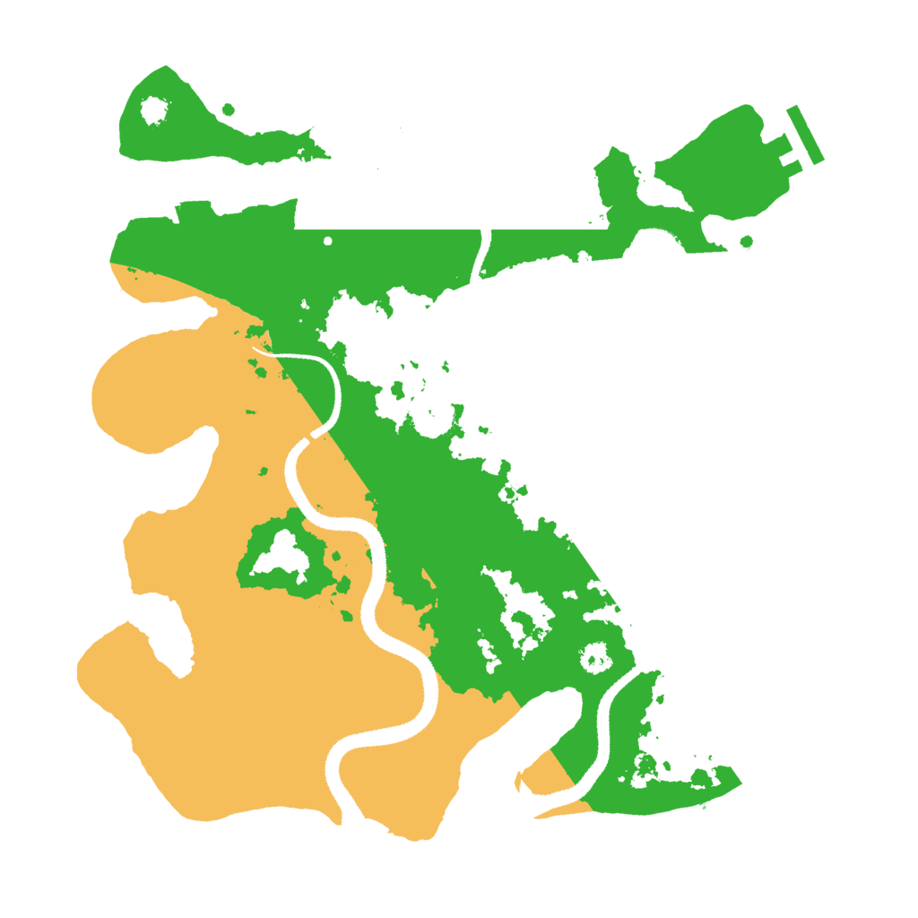 Biome Rust Map: Procedural Map, Size: 3000, Seed: 1026890781