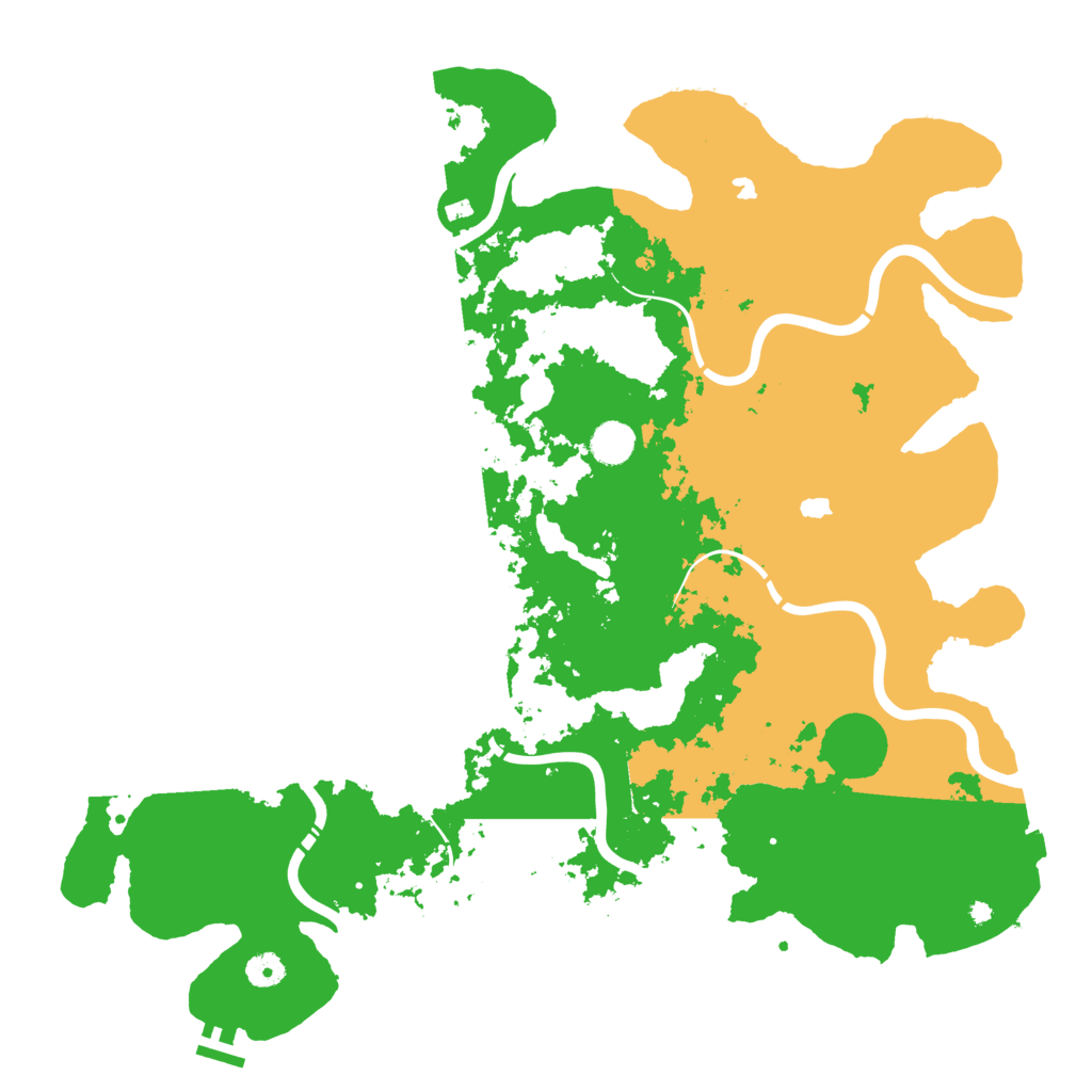 Biome Rust Map: Procedural Map, Size: 4500, Seed: 690247810