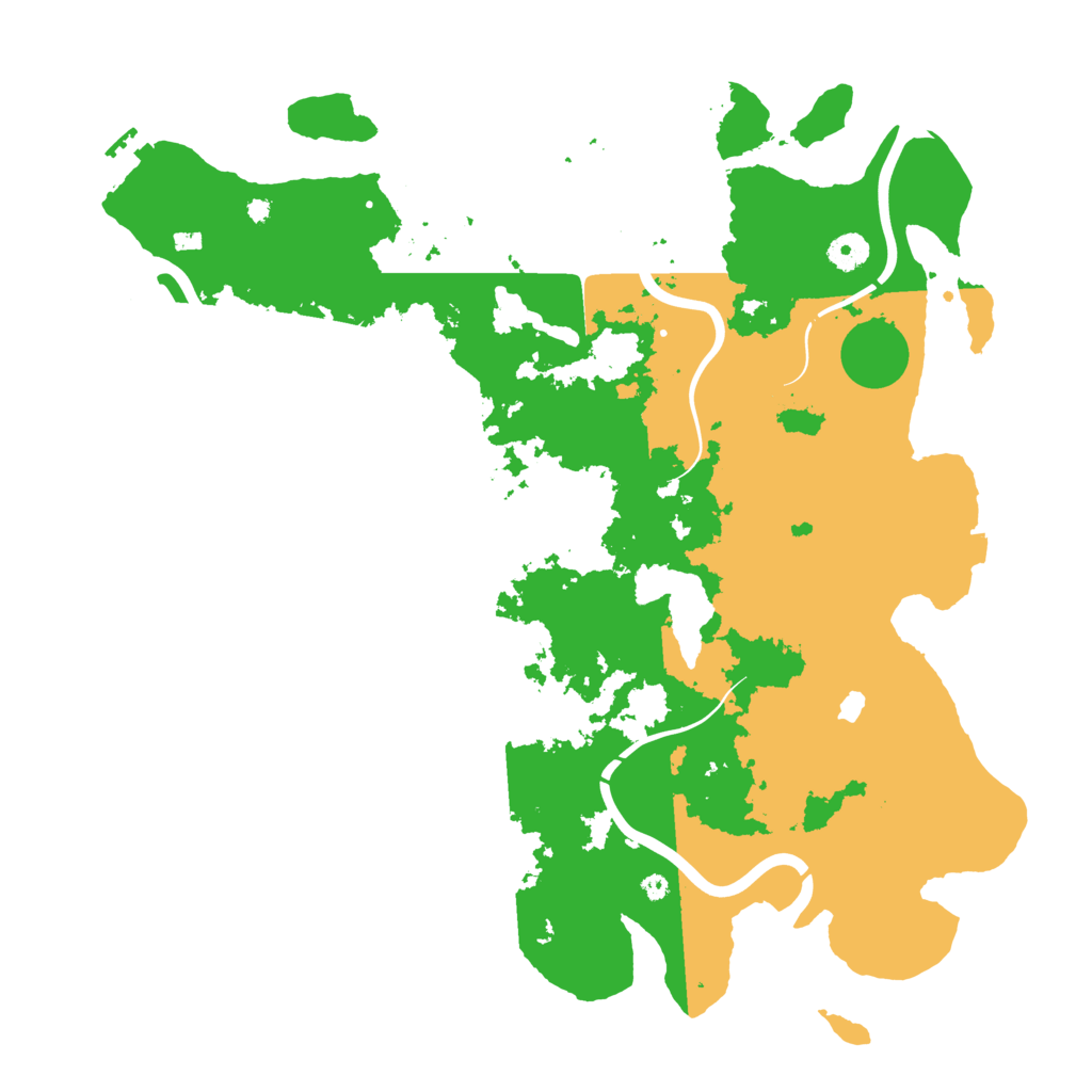 Biome Rust Map: Procedural Map, Size: 4250, Seed: 857331385