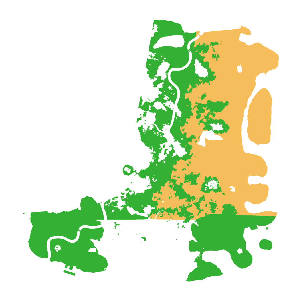 Biome Rust Map: Procedural Map, Size: 4900, Seed: 972343246